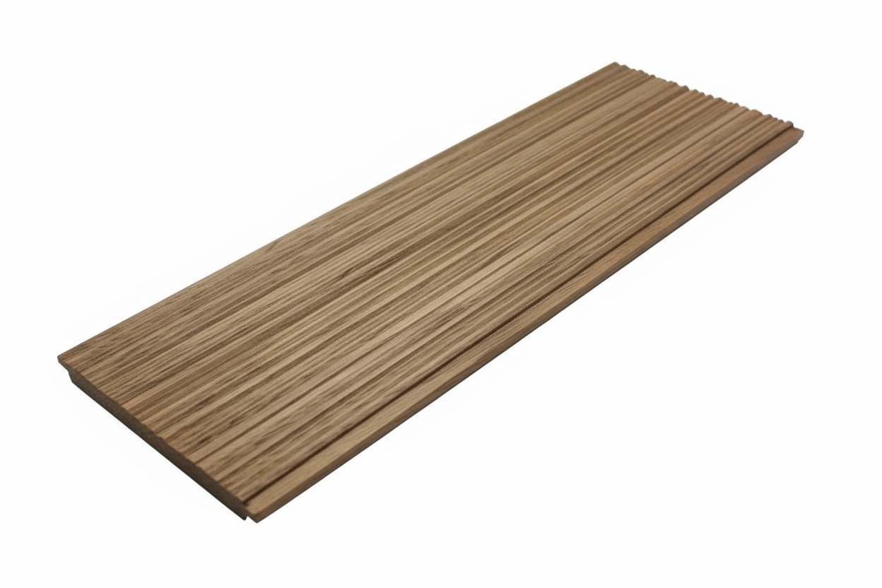 Weldtex combed walnut hardwood plank
