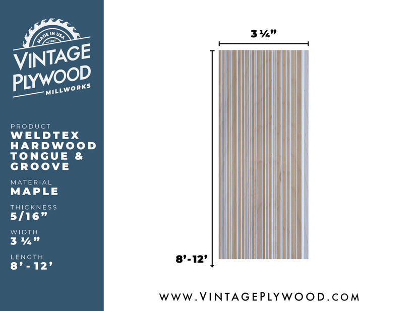 Weldtex • Maple Hardwood – Vintage Plywood Mill Works